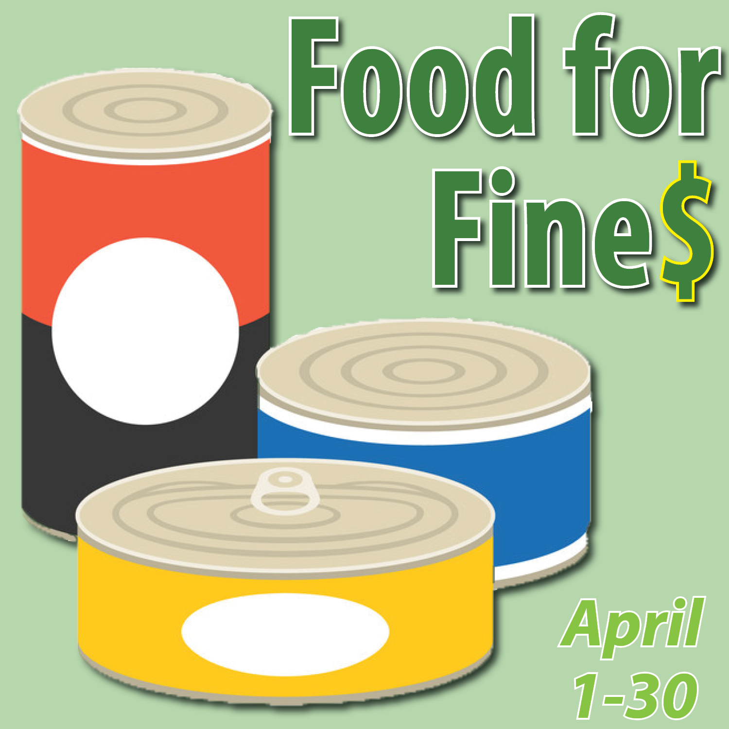Food for Fines returns to FDLPL in April 