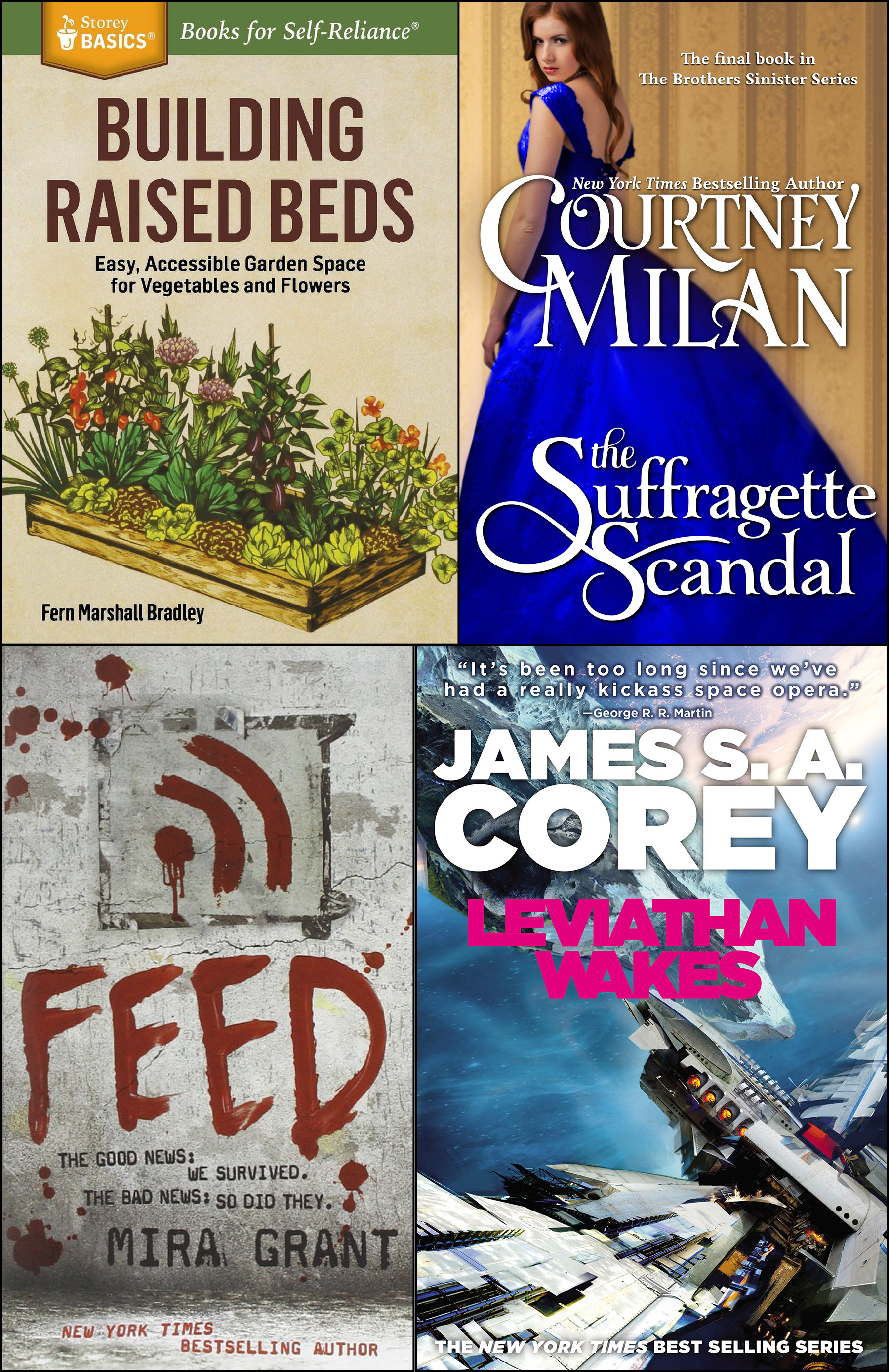 Gardening, romance, horror, sci-fi: Spring reading